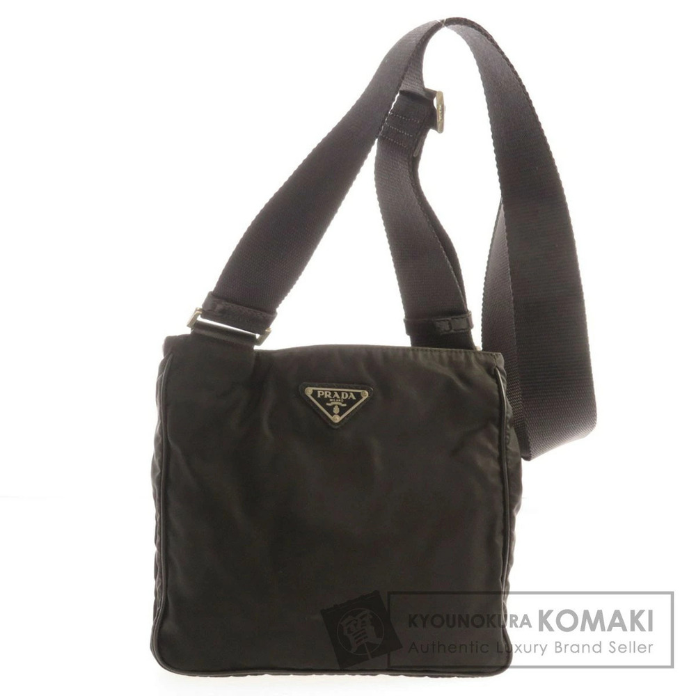 Prada Tessuto Crossbody Plate shoulder bag